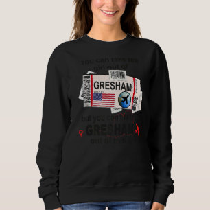 Flight Ticket Gresham Girl from Gresham Boarding Sweatshirt
