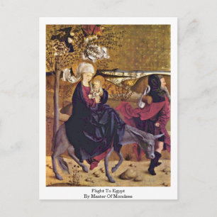Flight To Egypt By Master Of Mondsee Postcard