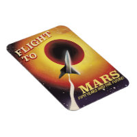 Flight To Mars! vintage sci-fi poster