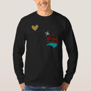 Flight Travel Outer Banks Carolina Family Friends T-Shirt