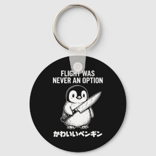 Flight was never an option  keychain