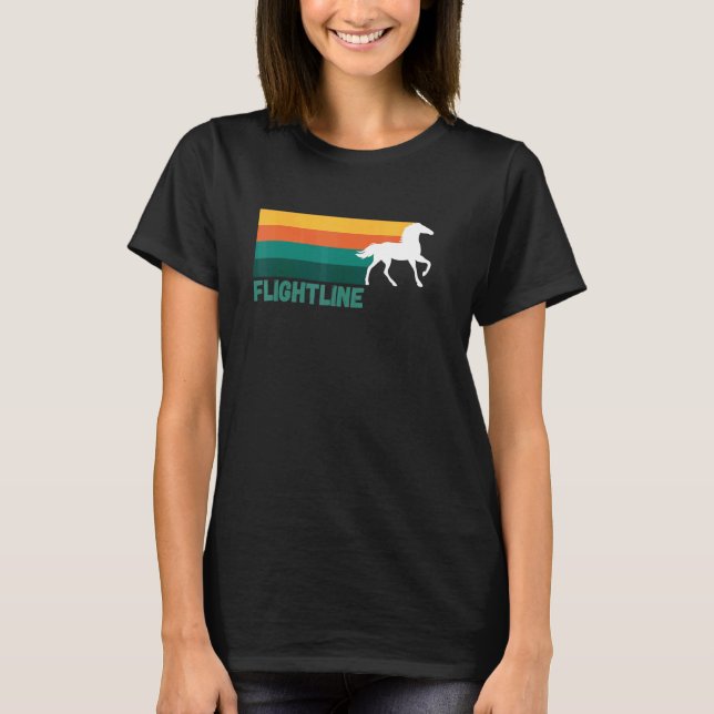 Flightline Thoroughbred Racing  Del Mar  Santa Ani T-Shirt (Front)
