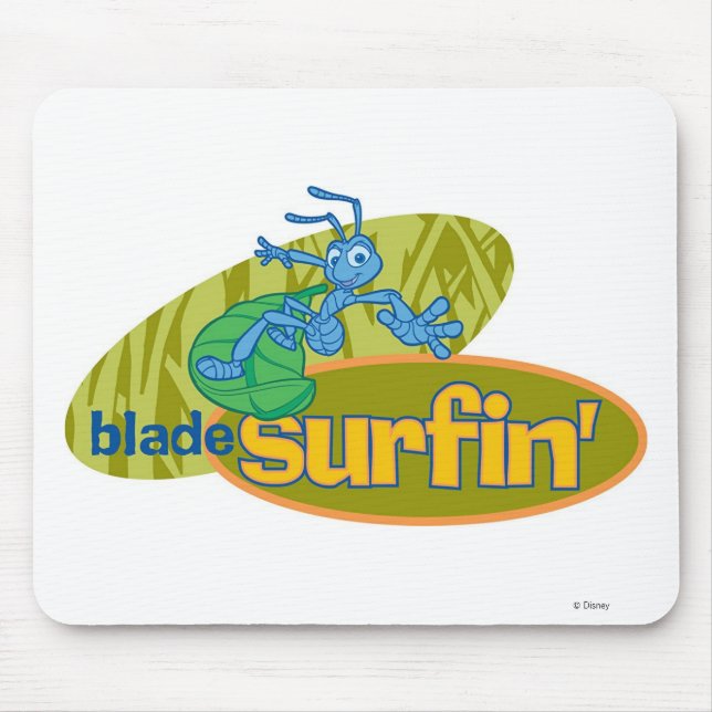 Flik Blade Surfing Disney Mouse Pad (Front)