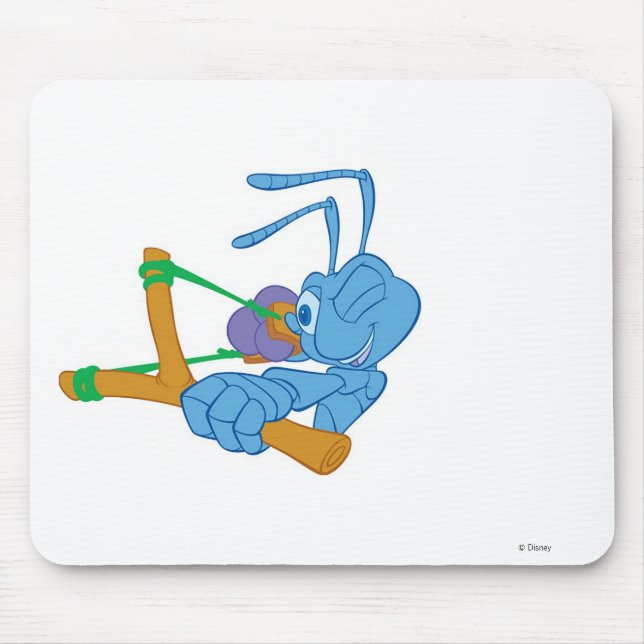 Flik with Sling Shot Disney Mouse Pad (Front)