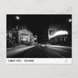 Flinders St - Melbourne Postcard