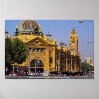 Flinders Street railway station, Melbourne, Austra