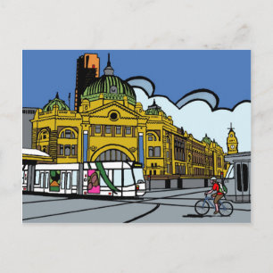 Flinders Street Station Postcard