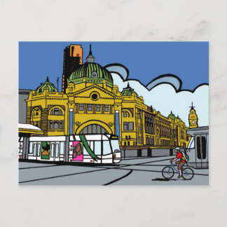 Flinders Street Station Postcard