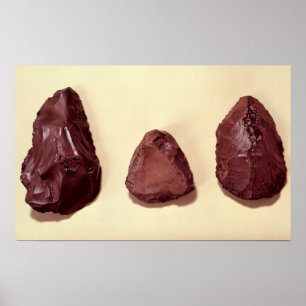 Flint axe heads poster