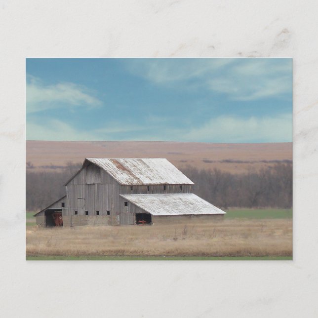 Flint Hills barn Postcard (Front)