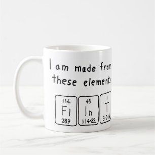 Flint periodic table name mug