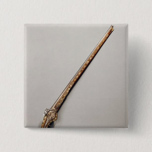 Flintlock rifle 2 inch square button