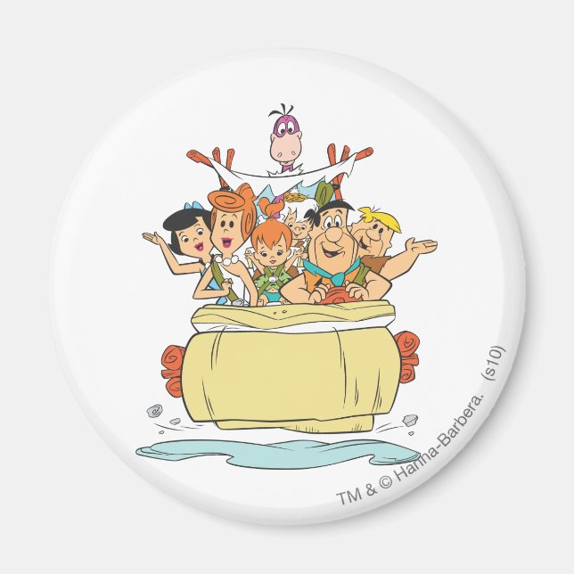 Flintstones Family Roadtrip Magnet (Front)