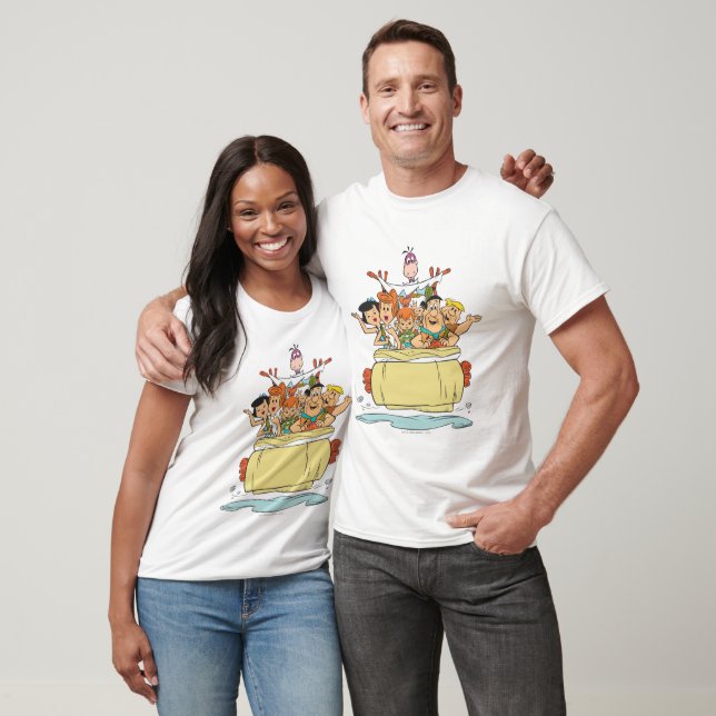 Flintstones Family Roadtrip T-Shirt (Unisex)