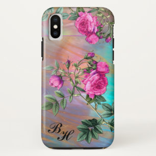 Flintz Rose Monogram Elegance iPhone XS Case