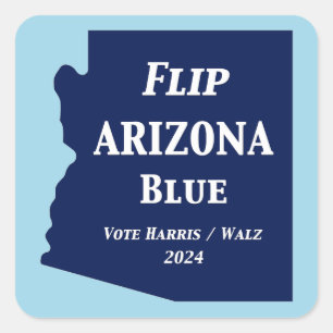 Flip Arizona Blue in 2024 Square Sticker