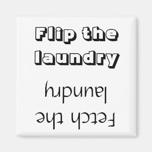 Flip/Fetch Laundry Reminder Magnet