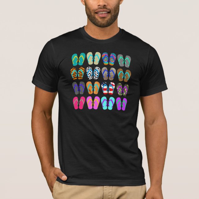 Flip-Flop Chart T-Shirt (Front)