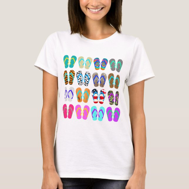Flip-Flop Chart T-Shirt (Front)