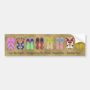 Flip Flop Collections Bumper Sticker
