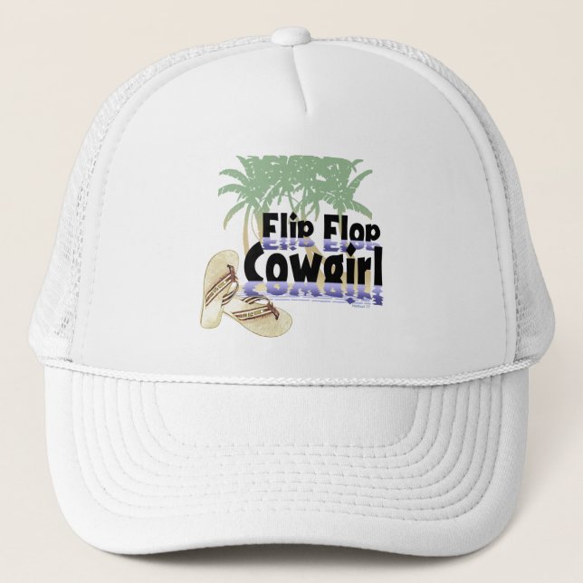 Flip Flop Cowgirl Hat (Front)