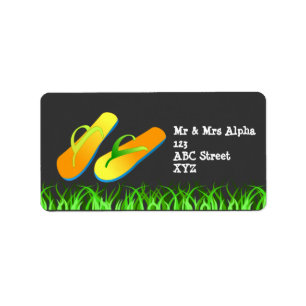 Flip flop Label