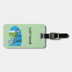 Flip Flop Life Luggage Tag
