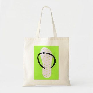 Flip Flop- Light Purple and Dots right Tote Bag