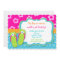 Flip Flop Luau Pool Party Birthday Invitaitons