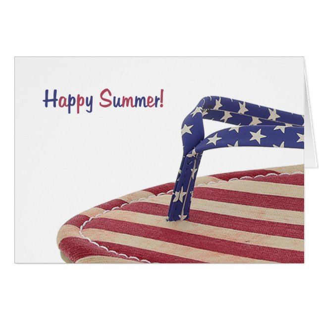 Flip-Flop patriotique (Devant horizontal)