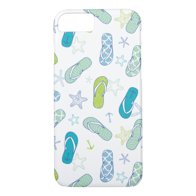 Flip Flop Pattern Case-Mate iPhone Case (Back)