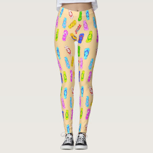 Flip Flop Pattern Leggings