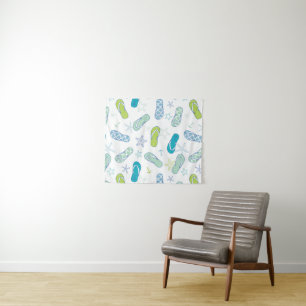 Flip Flop Pattern Tapestry