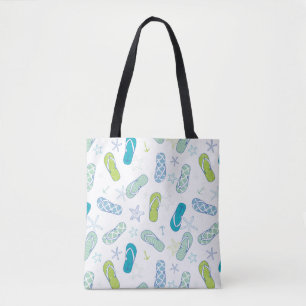 Flip Flop Pattern Tote Bag