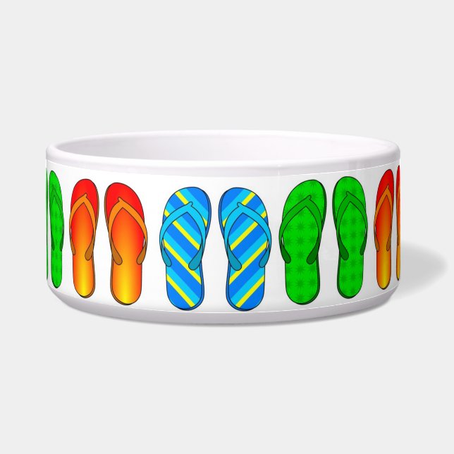 Flip Flop Pet Bowl (Front)