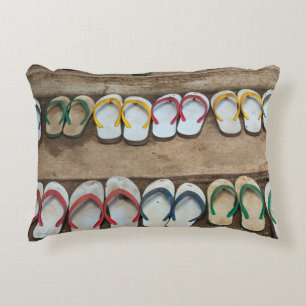 Flip Flop Sandles Accent Pillow