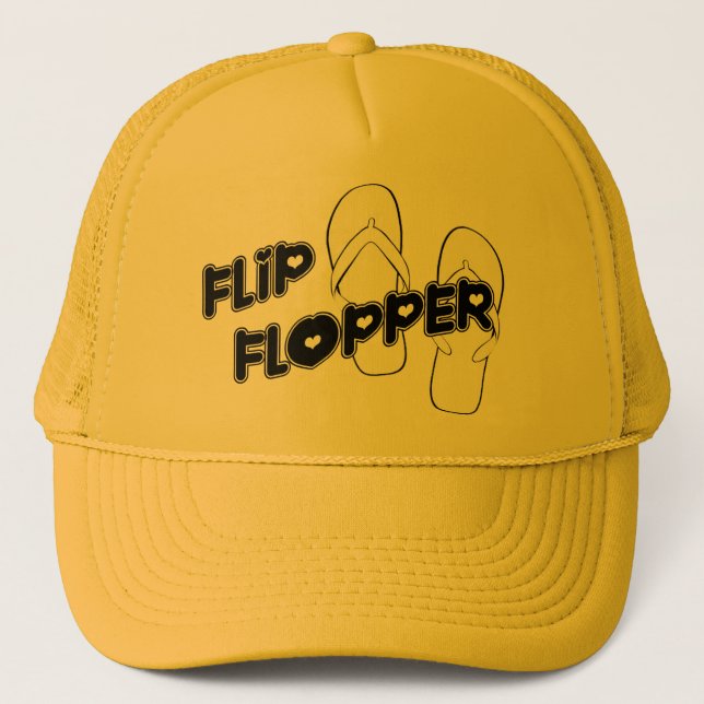 Flip Flopper Trucker Hat (Front)