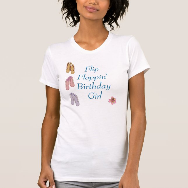 Flip Floppin' Birthday Tee (Front)