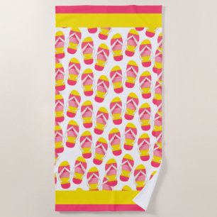 Flip Flopping' Like Crazy Beach Towel