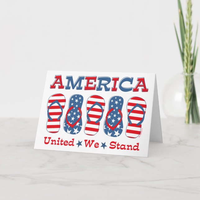 Flip Flops America Card (Front)