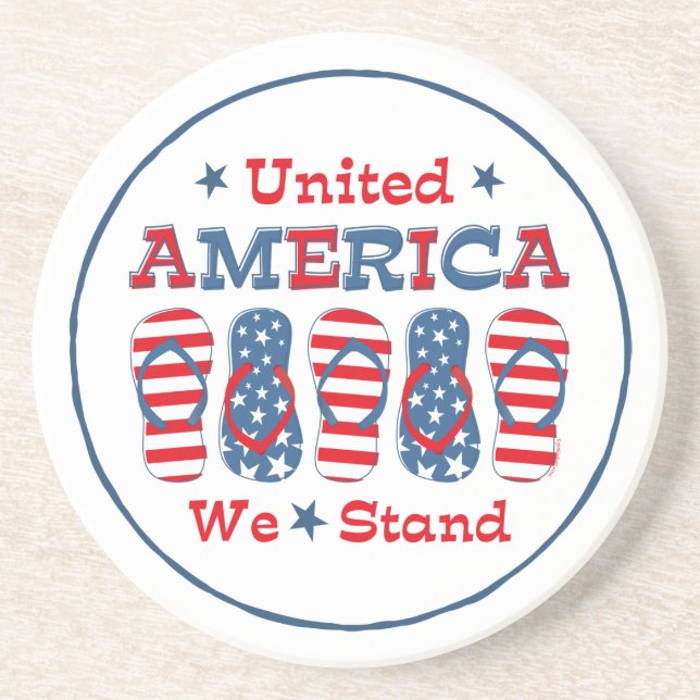 Flip Flops America Coaster (Front)