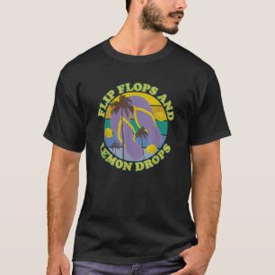 Flip Flops and Lemon Drops Summer Palms Lemon Drop T-Shirt
