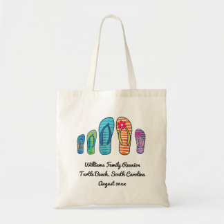 Flip Flops Beach Family Summer Reunion Tote Bag