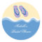 Flip Flops Beach Favour Sticker