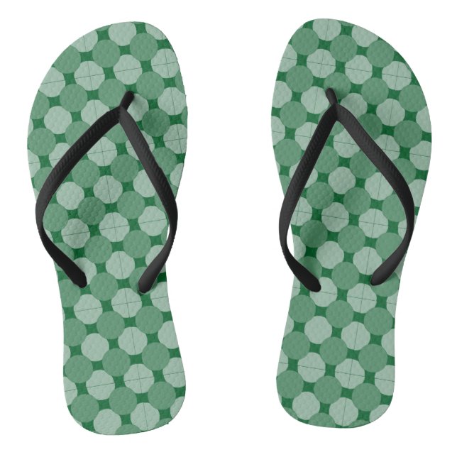 Flip Flops - Circles on Tiles (Footbed)