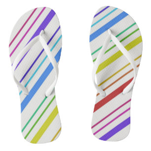Flip Flops Colourful Stripe