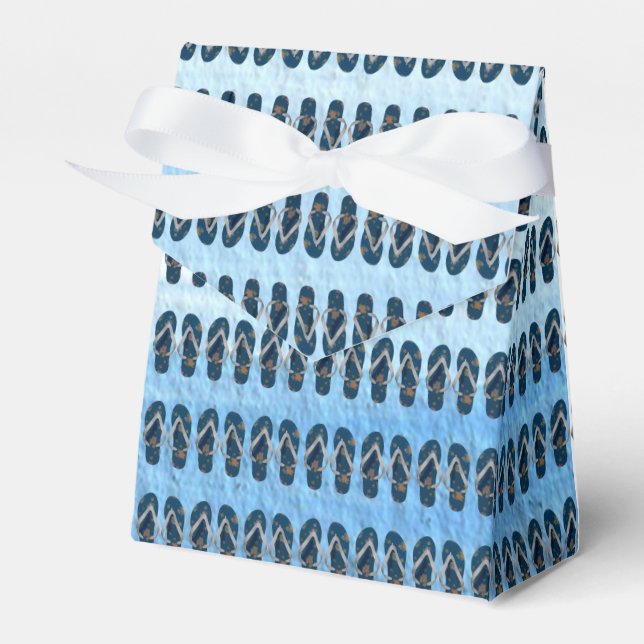 Flip Flops Favor Box (Front Side)