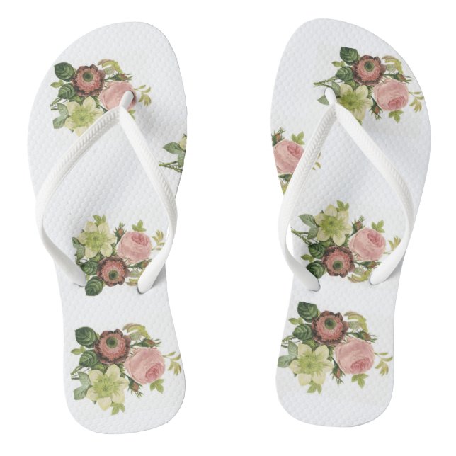 Flip Flops Floral (Footbed)