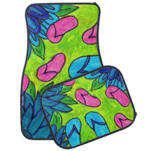 Flip Flops Garden Car Floor Mats