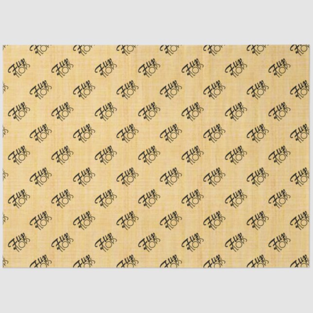 Flip Flops Graphics Tissue Paper (Front)